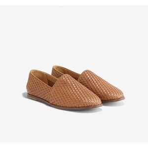 Nisolo Men's Alejandro Woven Leather Slip On 2.0 Shoes Brown Size 10.5 EUC! $198
